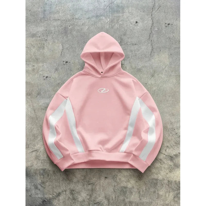 The new men's hooded sweatshirt for Spring and Autumn 2025 is casual fashionable and comfortable with 3D pattern printing