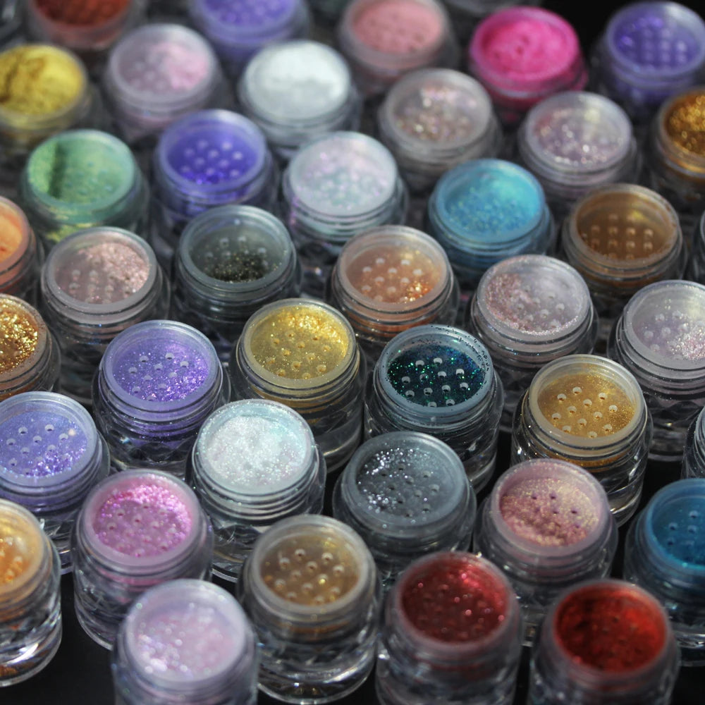 Cosmetic Beautiful Multichrome Loose Face Sparkly Diamond Pigment Powder Dust Safe for Eyeshadow Makeup Body Lipgloss Nail Art