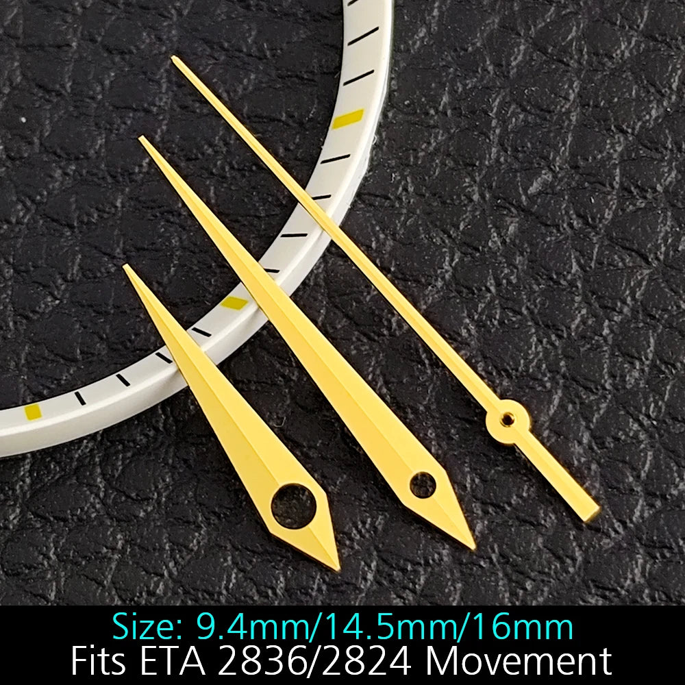 High Quality ETA-Series Hands Green Super Luminous Fits ETA 2824 2892 2836 2834 Movement Watch Accessories Watches For Men
