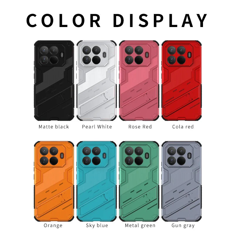 Xiaomi15T Pro Case Armor Shockproof Phone Cases For Xiaomi 15T Pro 5G Xiomi Mi15T Mi 15 T 2025 Magnetic Holder Stand Back Cover