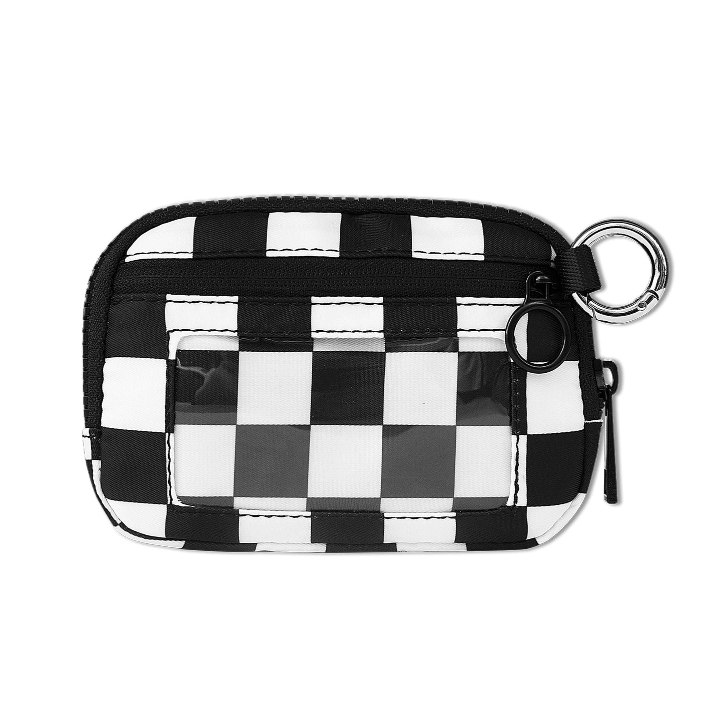 Women Cute Small Pouch Mini Wallet with Clear ID Window, Makeup Cosmetic Bag,Card Holder Bag for Purse,Toiletry Zipper Pouch