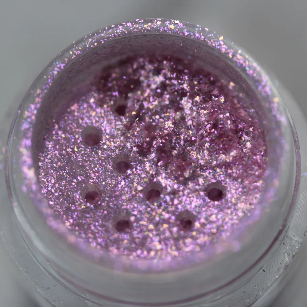Cosmetic Beautiful Multichrome Loose Face Sparkly Diamond Pigment Powder Dust Safe for Eyeshadow Makeup Body Lipgloss Nail Art