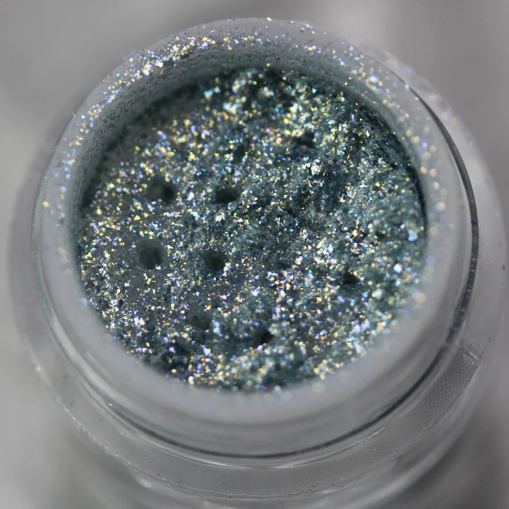 Cosmetic Beautiful Multichrome Loose Face Sparkly Diamond Pigment Powder Dust Safe for Eyeshadow Makeup Body Lipgloss Nail Art