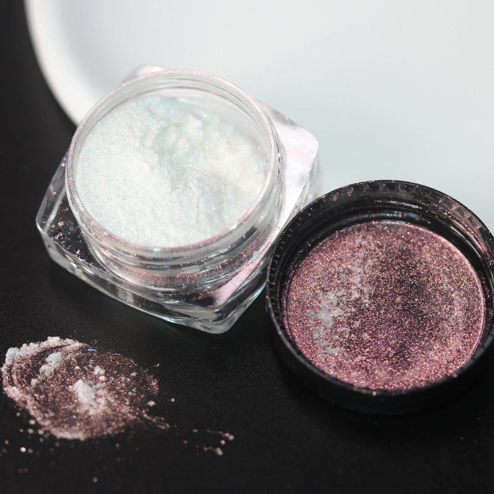 100colors Cosmetic Diamond Highlighter Pigment Eyes Loose Powder Makeup Pearlescent Shiny Eyeshadow Lipgloss Resin Craft DIY