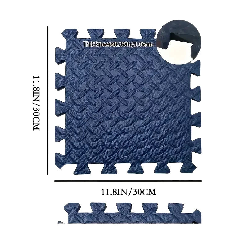 Dedicated Fitness Mat - 8/12/16Pcs Interlocking Sport Mat 30x30x1CM Puzzle Fitness Mat Gym and Yoga Equipment Protective Mat