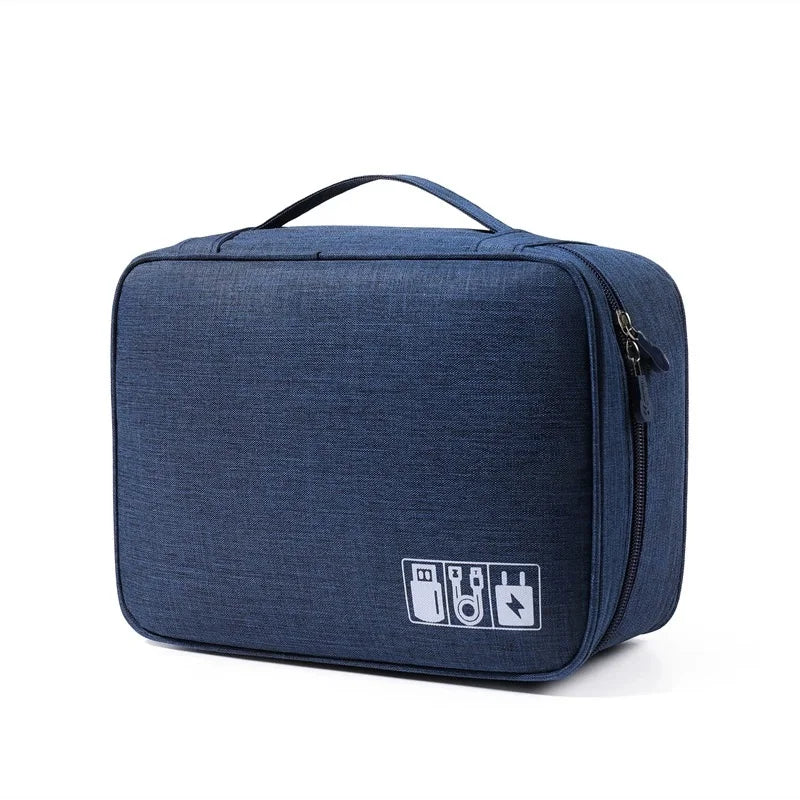 Cable Storage Bag Digital Electronic Organizer Portable USB Data Line Charger Plug Storage Bag Waterproof Travel Cable Organizer