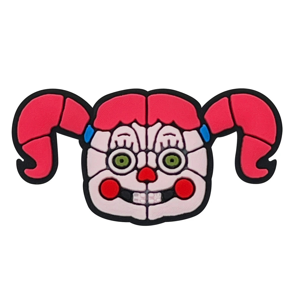 1-24pcs Cartoon Shoe Charms shoes Accessories Decorations for Crocs,Clog Sandals Wristband Buckle Women Paryt Favor Gifts
