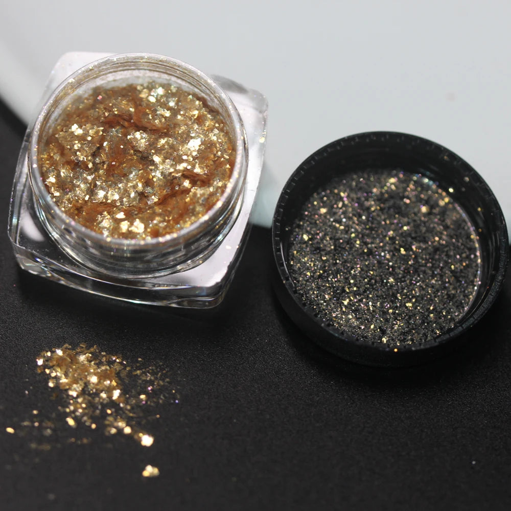 100colors Cosmetic Diamond Highlighter Pigment Eyes Loose Powder Makeup Pearlescent Shiny Eyeshadow Lipgloss Resin Craft DIY