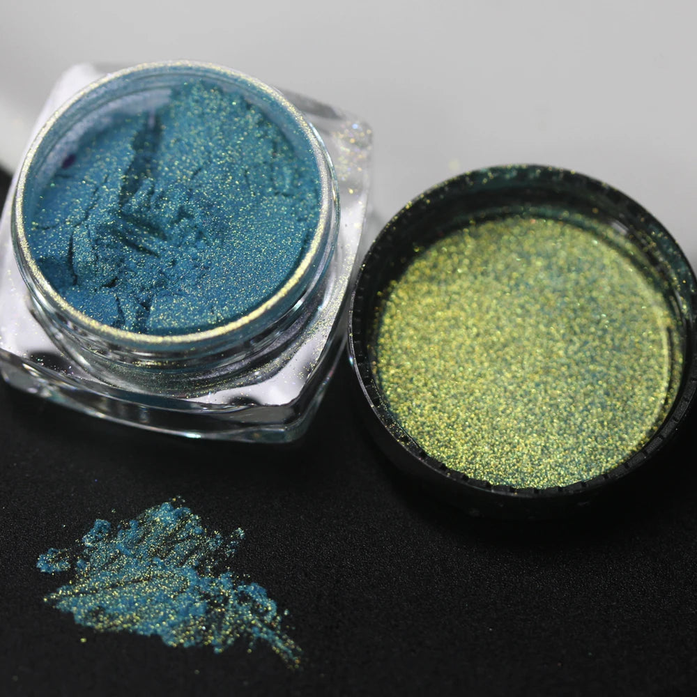 100colors Cosmetic Diamond Highlighter Pigment Eyes Loose Powder Makeup Pearlescent Shiny Eyeshadow Lipgloss Resin Craft DIY