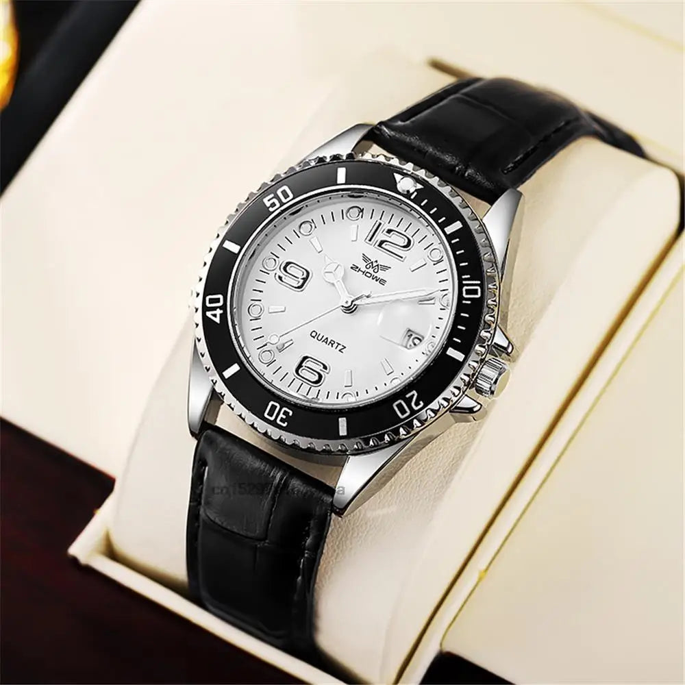 Luxury Mens Watches Stainless Steel Business Waterproof Date Quartz Watch Men Fashion 2023 Sport Clock Relogio Masculino