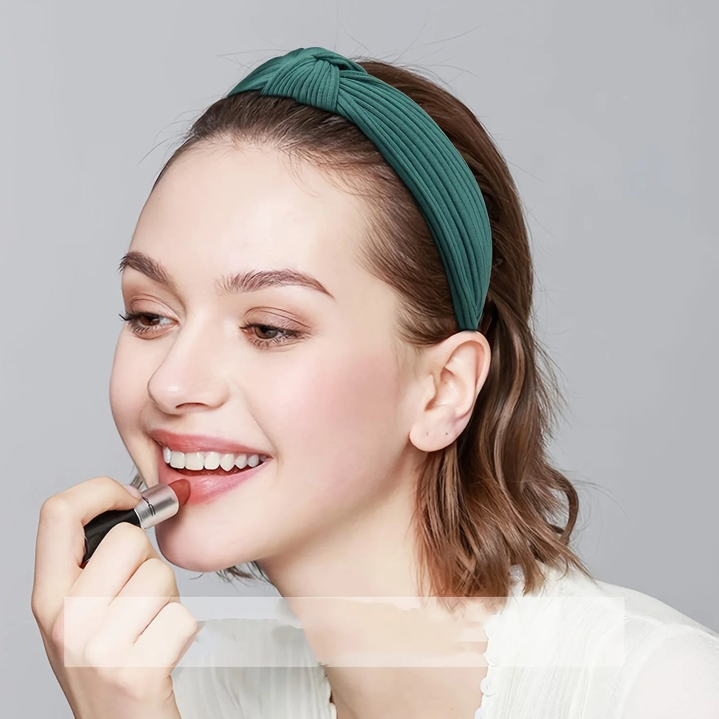8-piece women's multicolor striped top knot headband Wash Makeup Go Out Hair for women hair accessories Birthday gift date