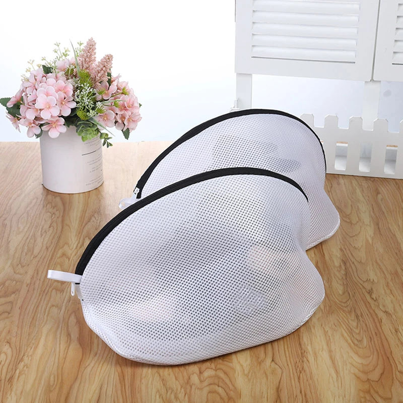 Anti-deformation Mesh Laundry Bag Washing Machine Shoes Bag Travel Shoe Storage Protective Sneakers Laundry Net Organizer