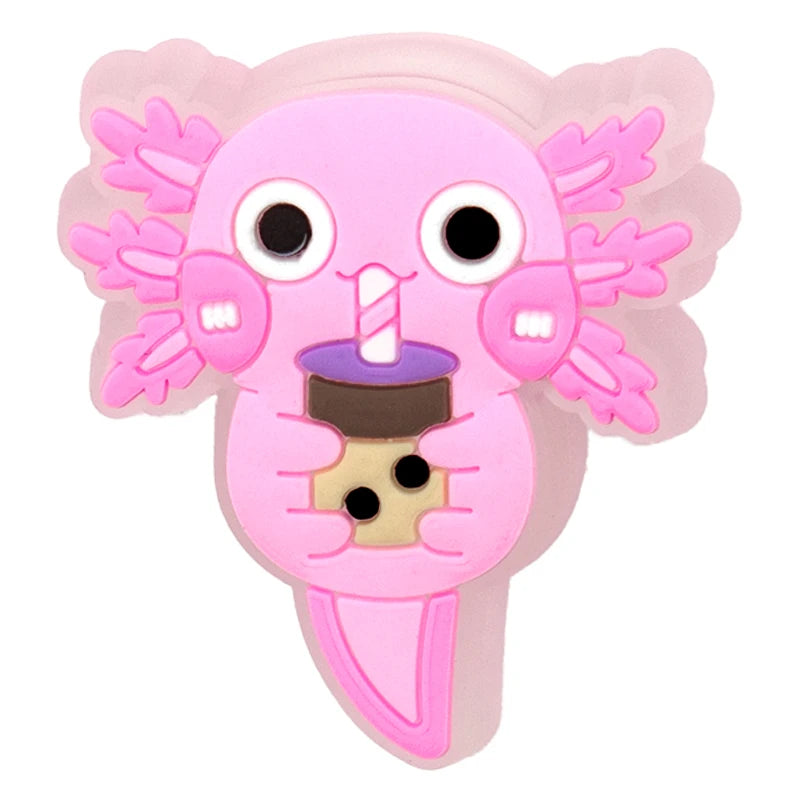 Pink Heart LED Shoe Charm Decoration for Girls,Butterfly Owl Unicorn Pin for Sandals,Football Clog Buckle Accessories