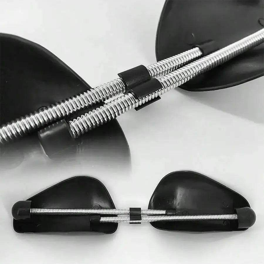 1 Pair Adjustable Plastic Spring Shoe Tree for Men & Women, Prevent Deformation, Wrinkles, and Maintain Shoe Shape, Black