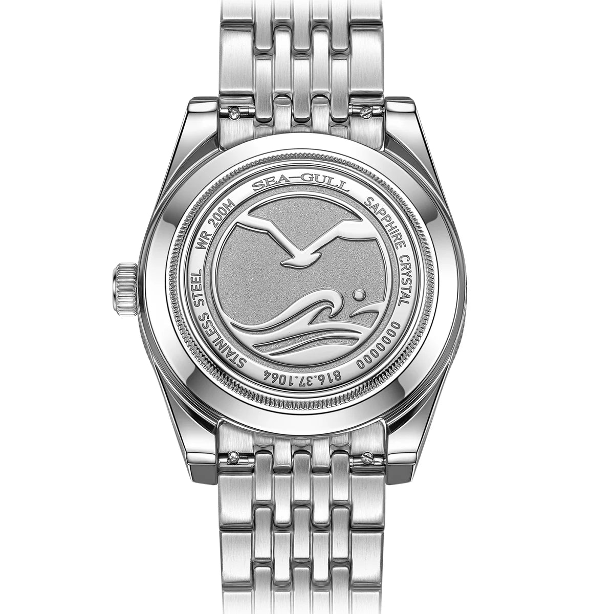 Seagull Deep Ocean Men's Automatic Mechanical Watch 200M Waterproof 316L Steel Luxury Diving Watches Sports Clock Reloj 1064