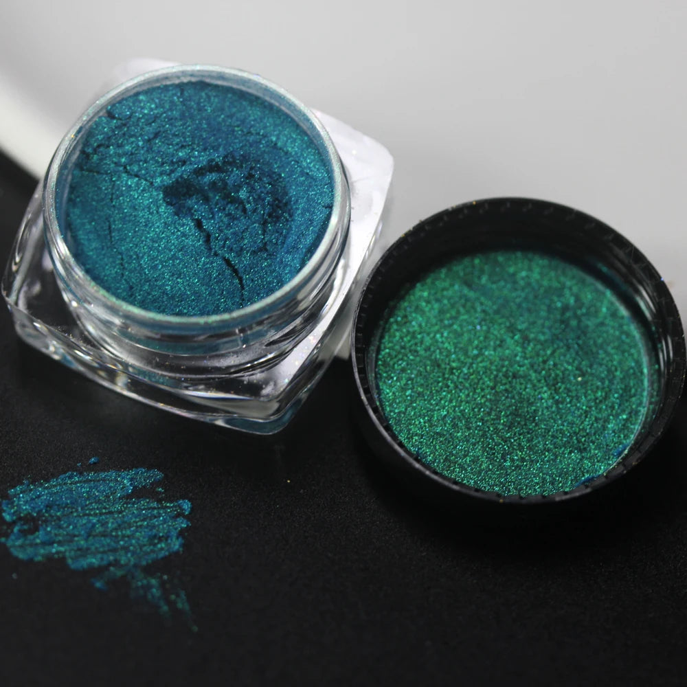 100colors Cosmetic Diamond Highlighter Pigment Eyes Loose Powder Makeup Pearlescent Shiny Eyeshadow Lipgloss Resin Craft DIY