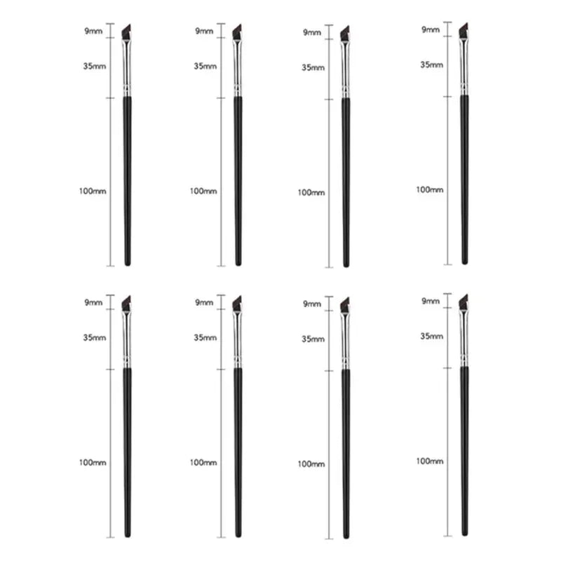 1/2/4/6/8/10/16Pcs Upgrade Blade Eyeliner Brush Ultra Thin Fine Angle Flat Eyebrow Brush Liner Brow Place Makeup Brush