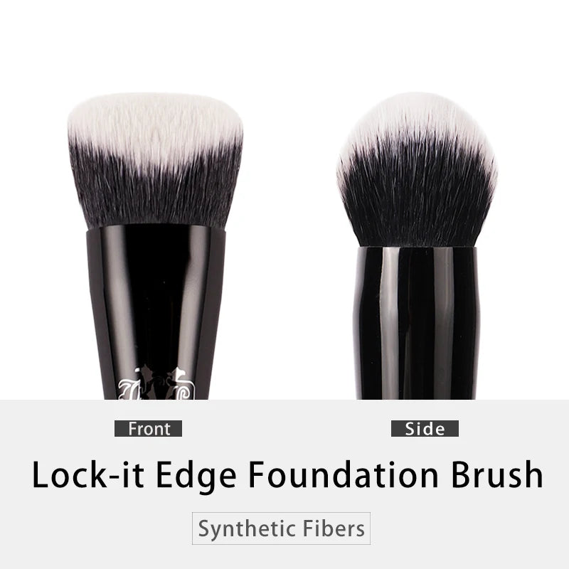 KVD Makeup Brush 10 Foundation Brush Soft Fiber Hair Elegant Black Handle Brand Makeup Brushes for Woman