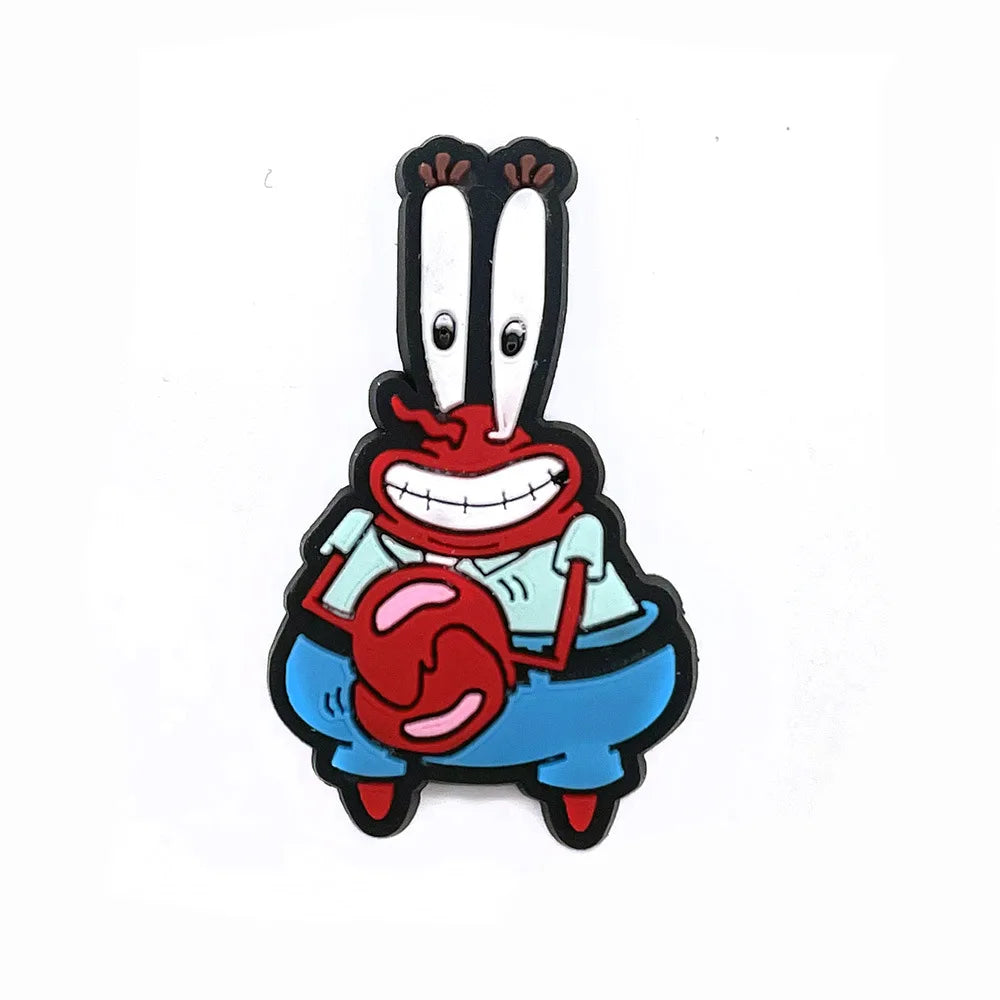1-100pcs Shoe Charms PVC Shoes Accessories Decorations for Crocs,Bubble Slides Clog Sandals Wristband Buckle Kids Paryt Gifts