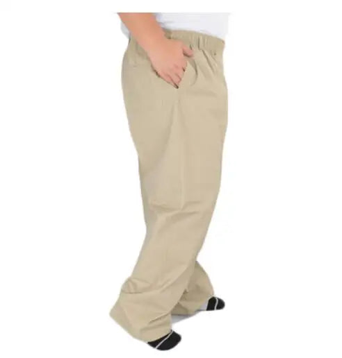 Spring Summer Men cargo pants simple cotton khaki Stretch loose 8XL 9XL 10XL 12XL 13XL Pants Big Size Oversize Straight Trousers