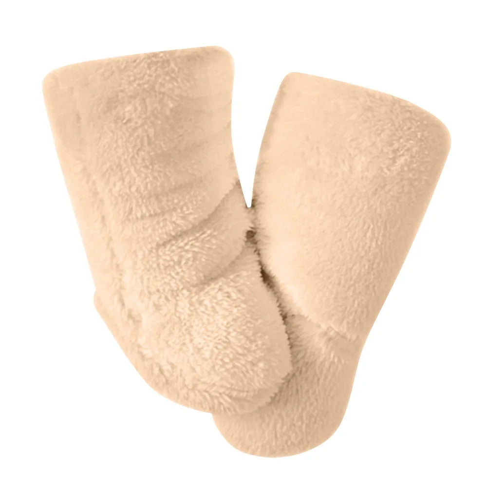 1 Pair Casual Thickened Newborn Baby Socks Anti-slip Solid Color Kids Floor Socks Warm Baby Foot Warmer Infant Winter