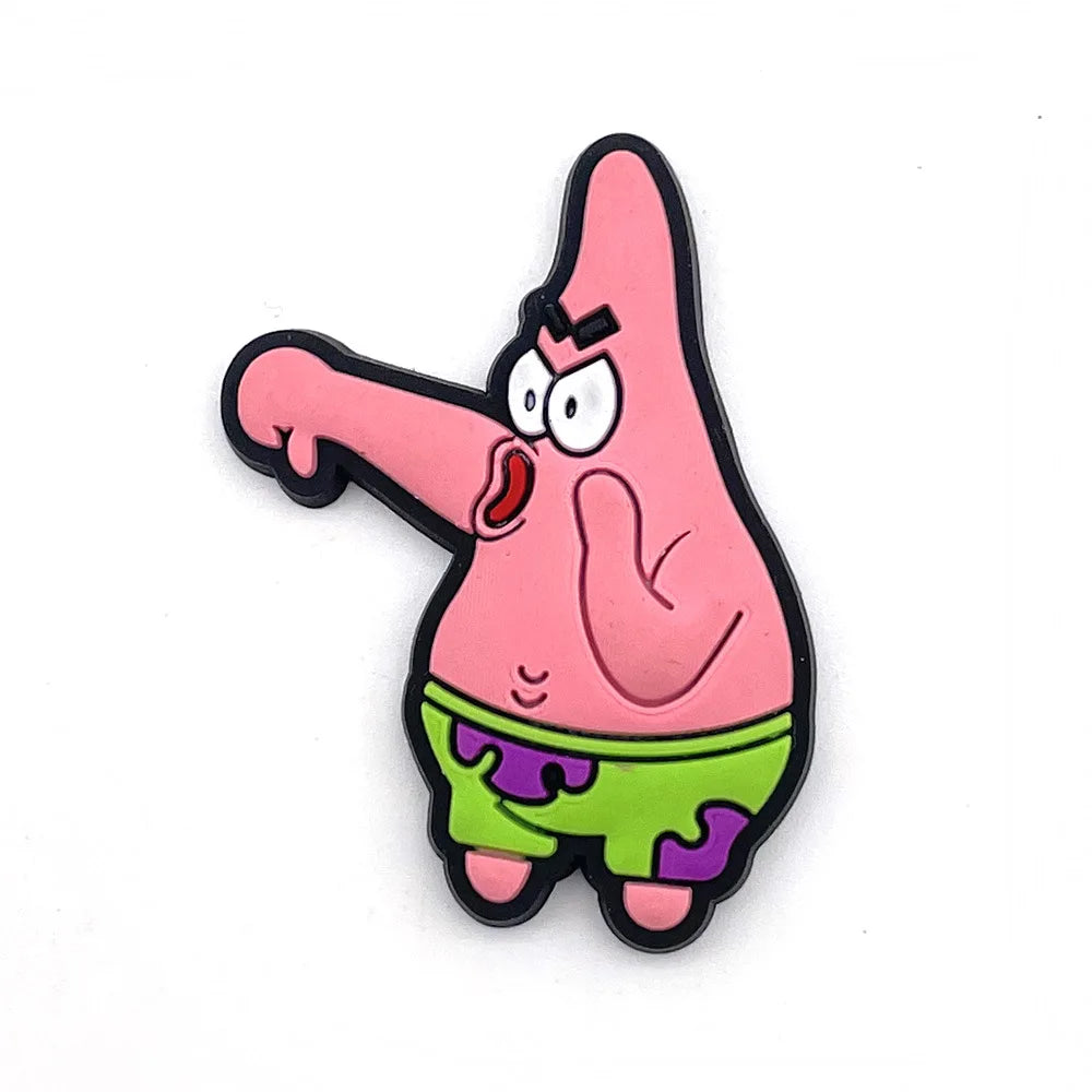 1-100pcs Shoe Charms PVC Shoes Accessories Decorations for Crocs,Bubble Slides Clog Sandals Wristband Buckle Kids Paryt Gifts