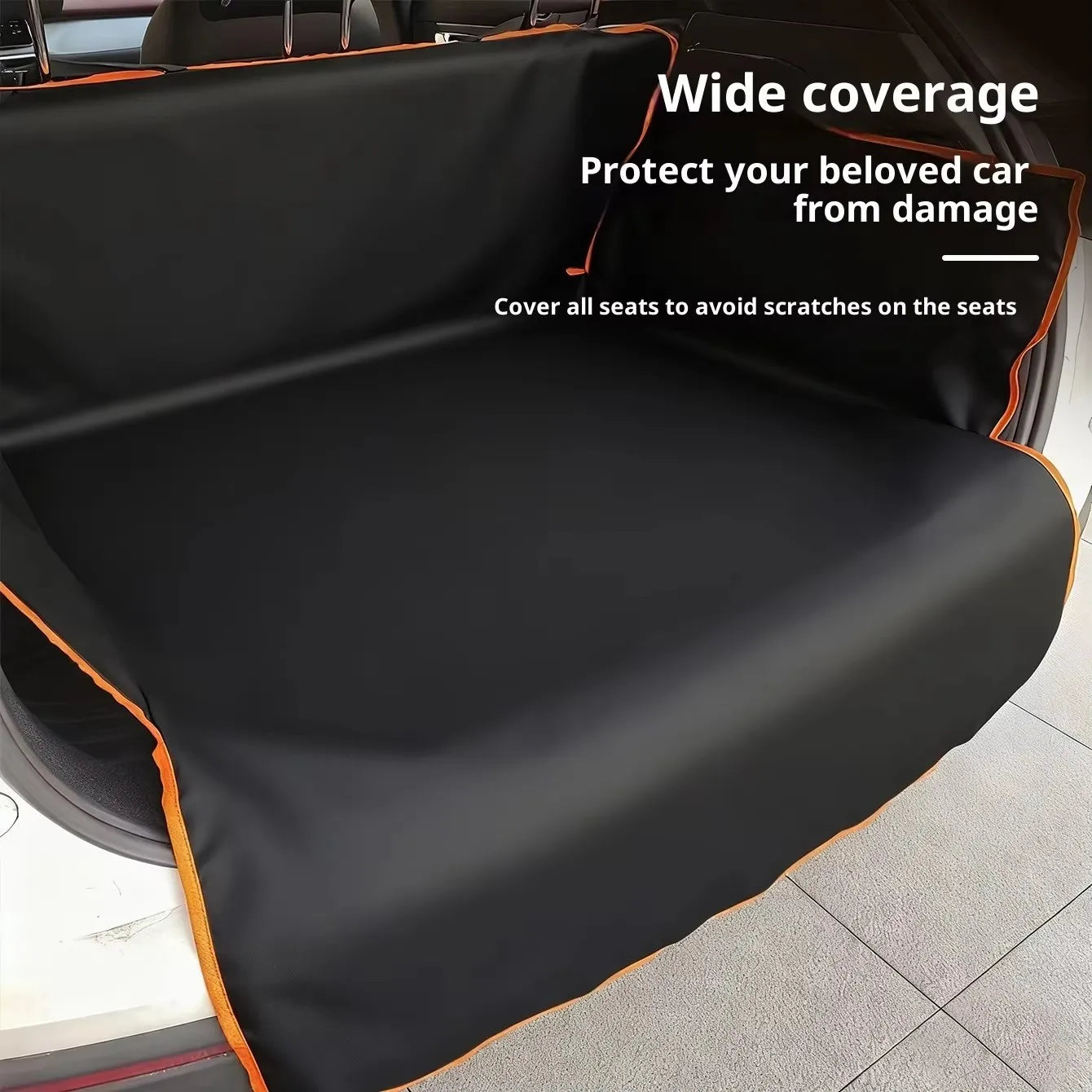SUV Cargo Liner - Waterproof Trunk Seat Cover for Back Cargo Area Universal Fit Waterproof 600D Oxford Cloth Dog Car Seat Cover