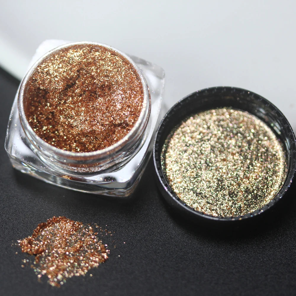 100colors Cosmetic Diamond Highlighter Pigment Eyes Loose Powder Makeup Pearlescent Shiny Eyeshadow Lipgloss Resin Craft DIY
