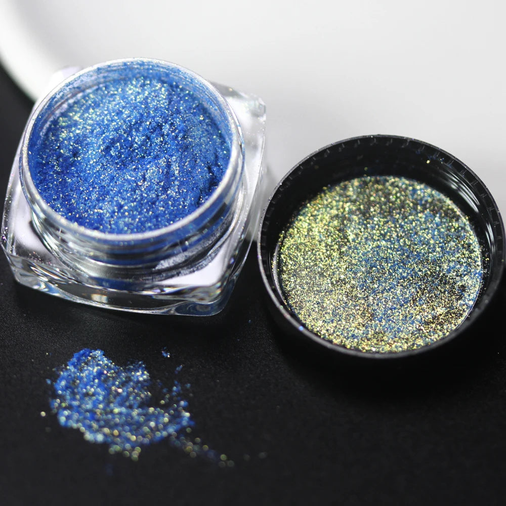 100colors Cosmetic Diamond Highlighter Pigment Eyes Loose Powder Makeup Pearlescent Shiny Eyeshadow Lipgloss Resin Craft DIY