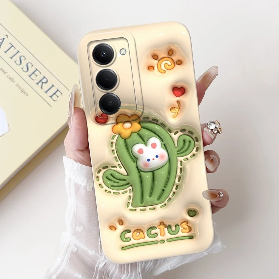 For Xiaomi Redmi 15 4G 5G Case Cute Panda Rabbit Cartoon Cover Shockproof Phone Case For Xiaomi Redmi 15 5G Redmi15 4G Soft Bags