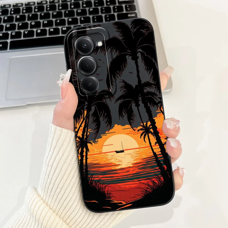 For Xiaomi Redmi 15 4G 5G Case Cute Panda Rabbit Cartoon Cover Shockproof Phone Case For Xiaomi Redmi 15 5G Redmi15 4G Soft Bags