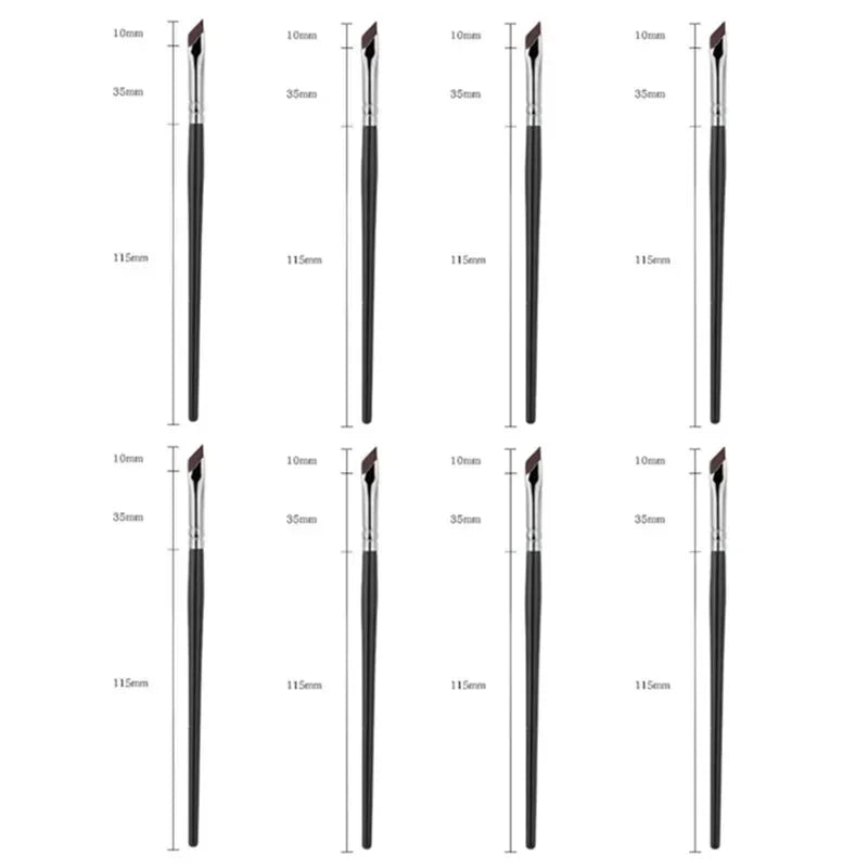 1/2/4/6/8/10/16Pcs Upgrade Blade Eyeliner Brush Ultra Thin Fine Angle Flat Eyebrow Brush Liner Brow Place Makeup Brush