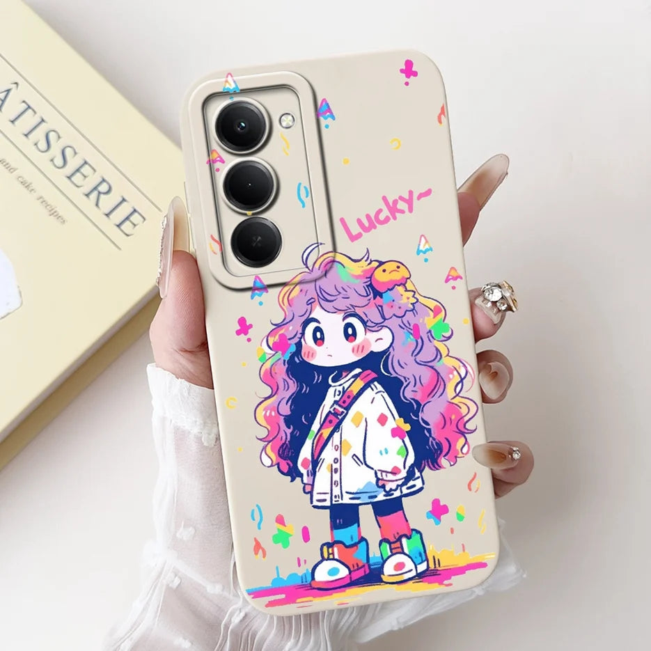 For Xiaomi Redmi 15 4G 5G Case Cute Panda Rabbit Cartoon Cover Shockproof Phone Case For Xiaomi Redmi 15 5G Redmi15 4G Soft Bags