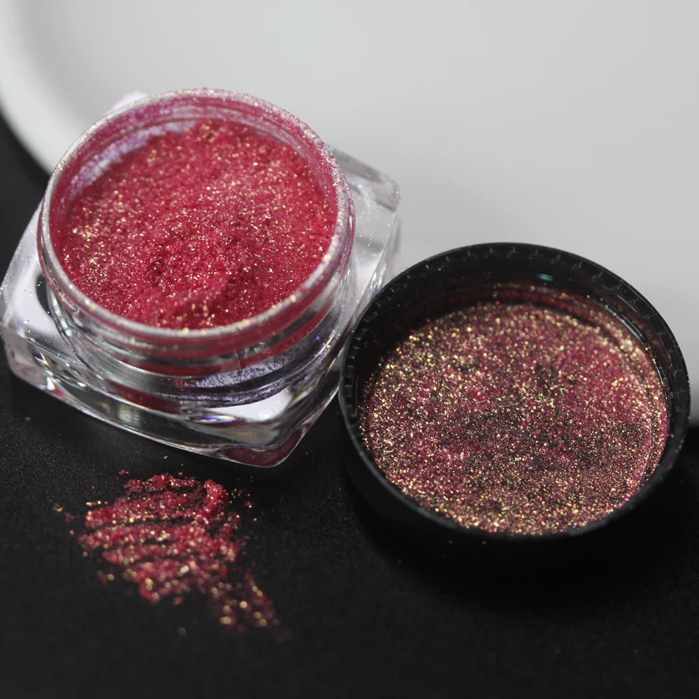 100colors Cosmetic Diamond Highlighter Pigment Eyes Loose Powder Makeup Pearlescent Shiny Eyeshadow Lipgloss Resin Craft DIY