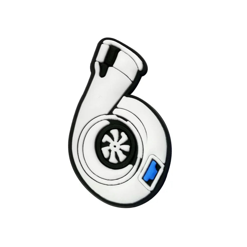 1/25PCS Cactus Shoe Accessories, Dumbbell and Bowling Shoe Charms for Boys, Cross Car Pins for Decoration Sandals