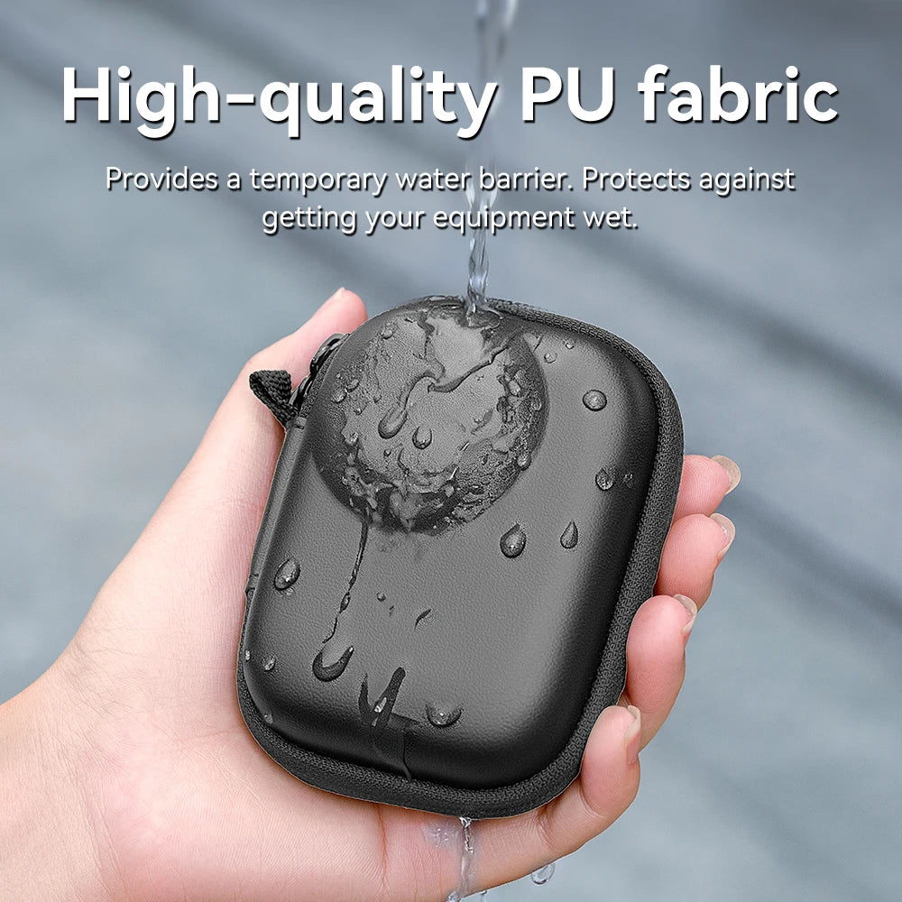 Carrying Case for DJI Osmo Action 6 Small Storage Bag PU Hard Travel Protector Case Protective Accessories