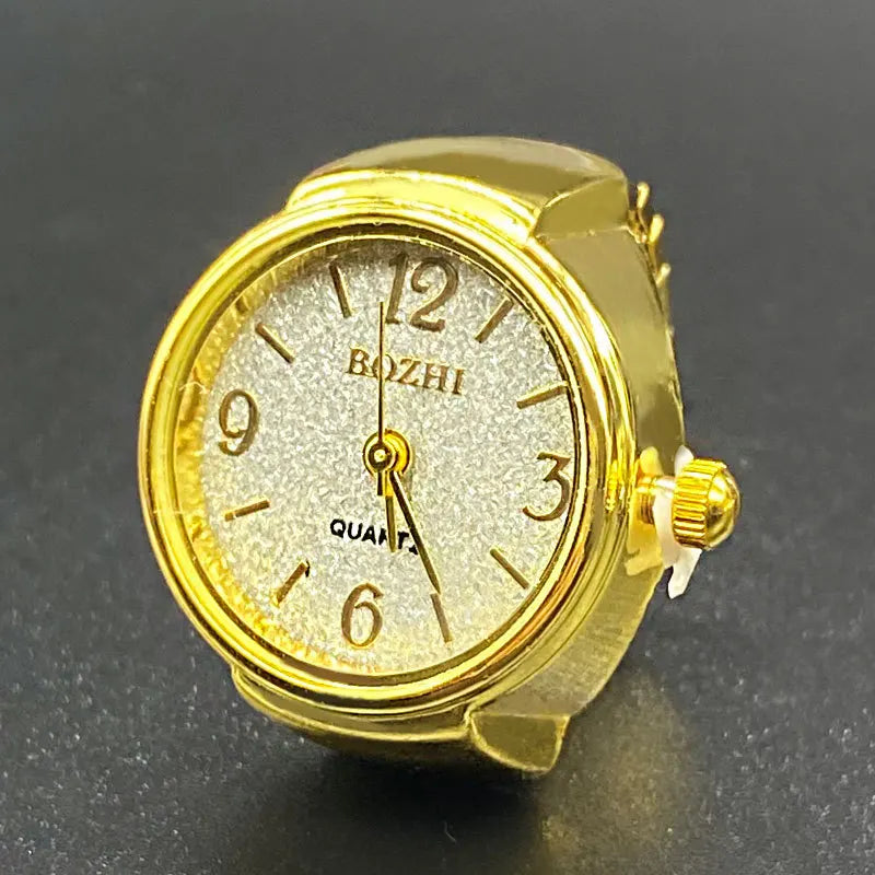RetroGem New Fashion Personality Ring Watches Adjustable  Women's Party Banquet Jewelry Finger Accessories Rings Gifts for Women