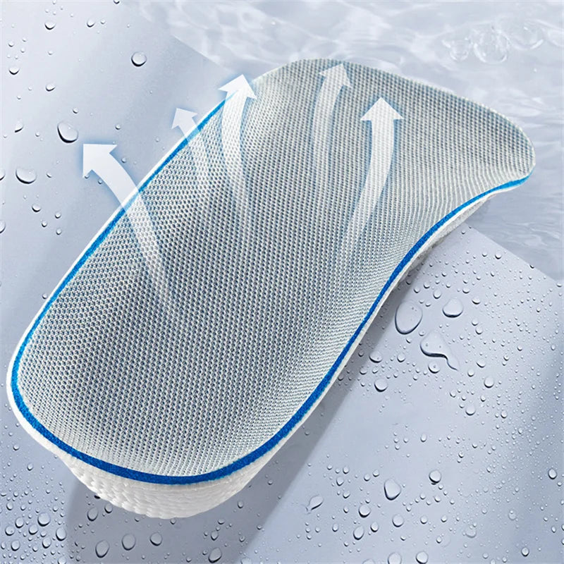 Height Increase Insoles Men Women Shoes Flat Feet Arch Support Orthopedic Insoles Sneakers Heel Lift Memory Foam Soft Shoe Pads