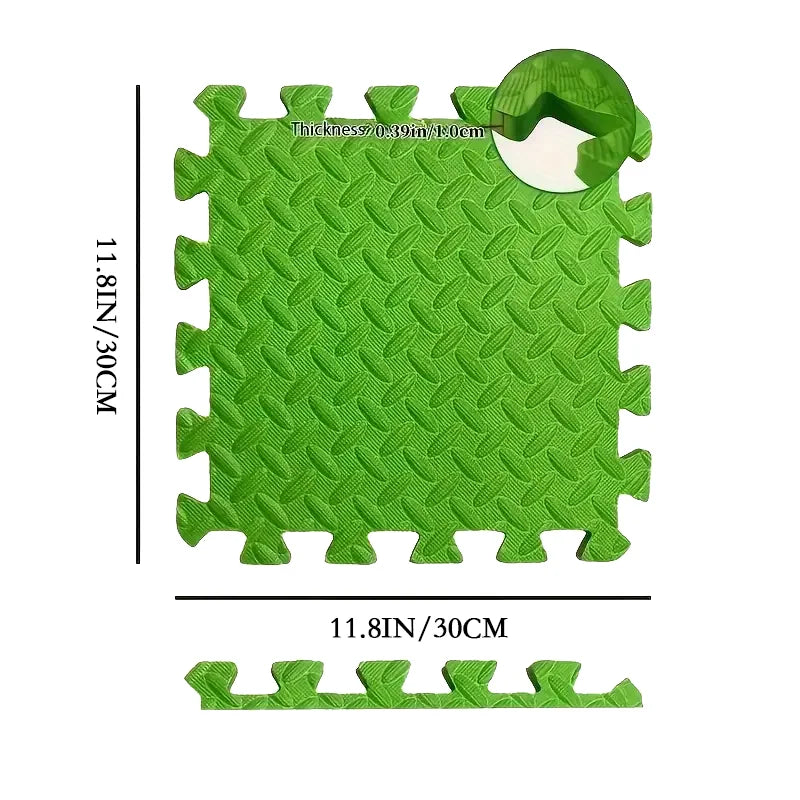 Dedicated Fitness Mat - 8/12/16Pcs Interlocking Sport Mat 30x30x1CM Puzzle Fitness Mat Gym and Yoga Equipment Protective Mat