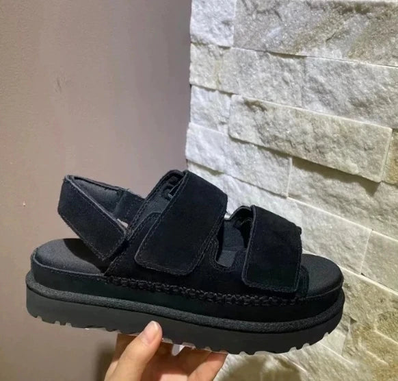 Women's Roman sandals with astronomical optical shoes, casual and comfortable thick sole height increase, summer, 2024
