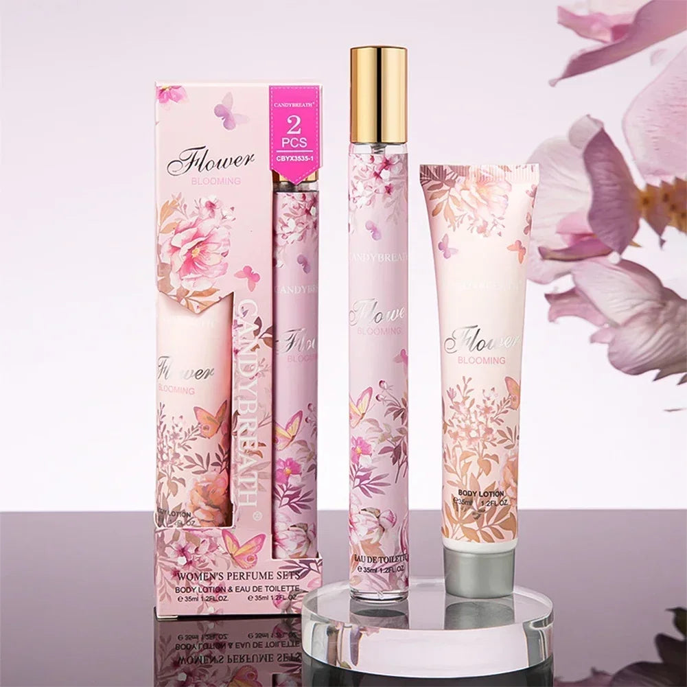 Perfume Gift Set Lasting Fragrance Body Spray Body Lotion and Perfume Gift Women Fragrances