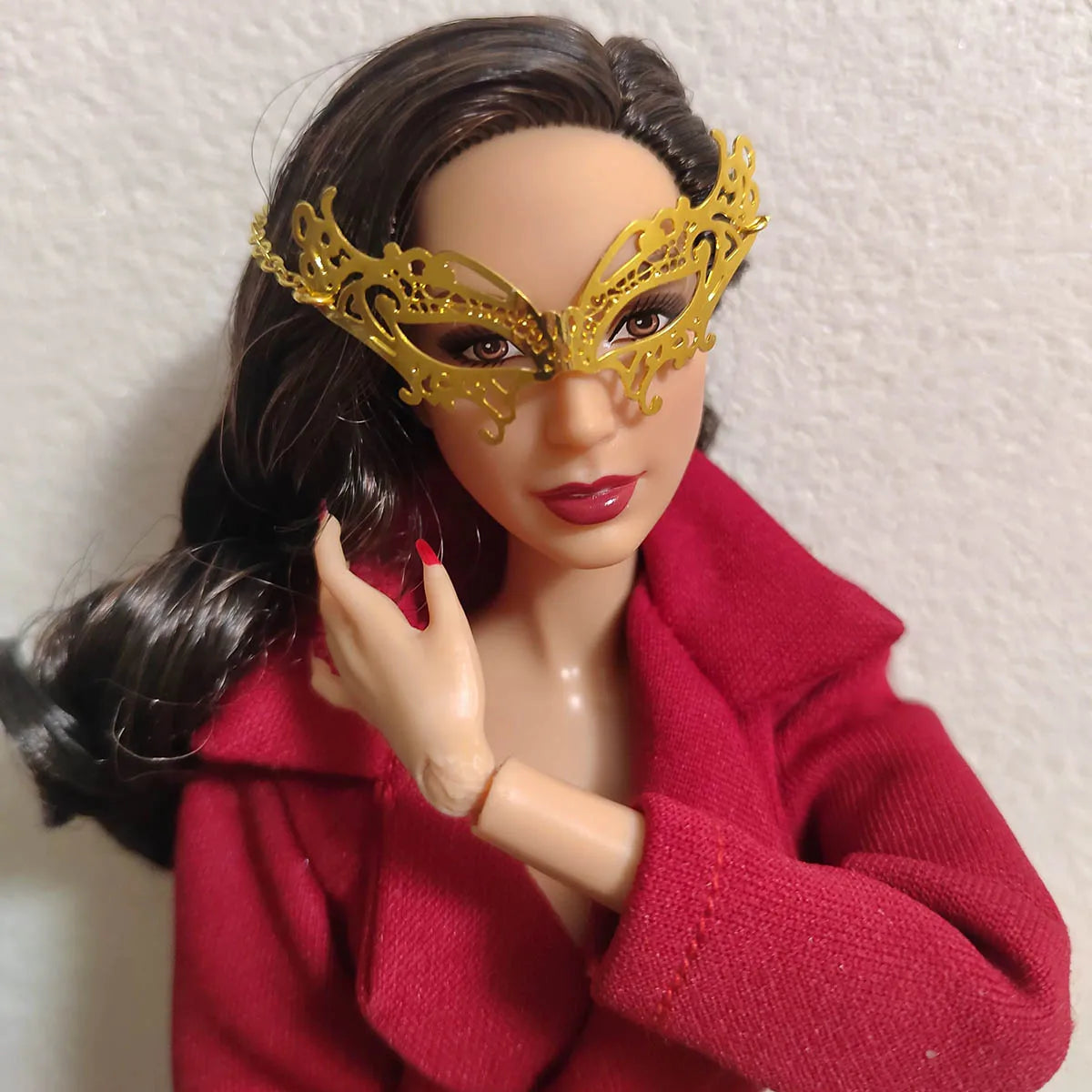 1/6 Doll Jewellery Accessories Fashion Exquisite Makeup Ball Cosplay Metal Eye Mask 30cm Supermodel Doll Dinner Party Dress Up