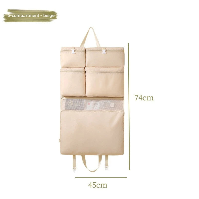 Travel Hanging Storage Bag Portable Foldable Multi Pocket Organizer for Clothes Accessories