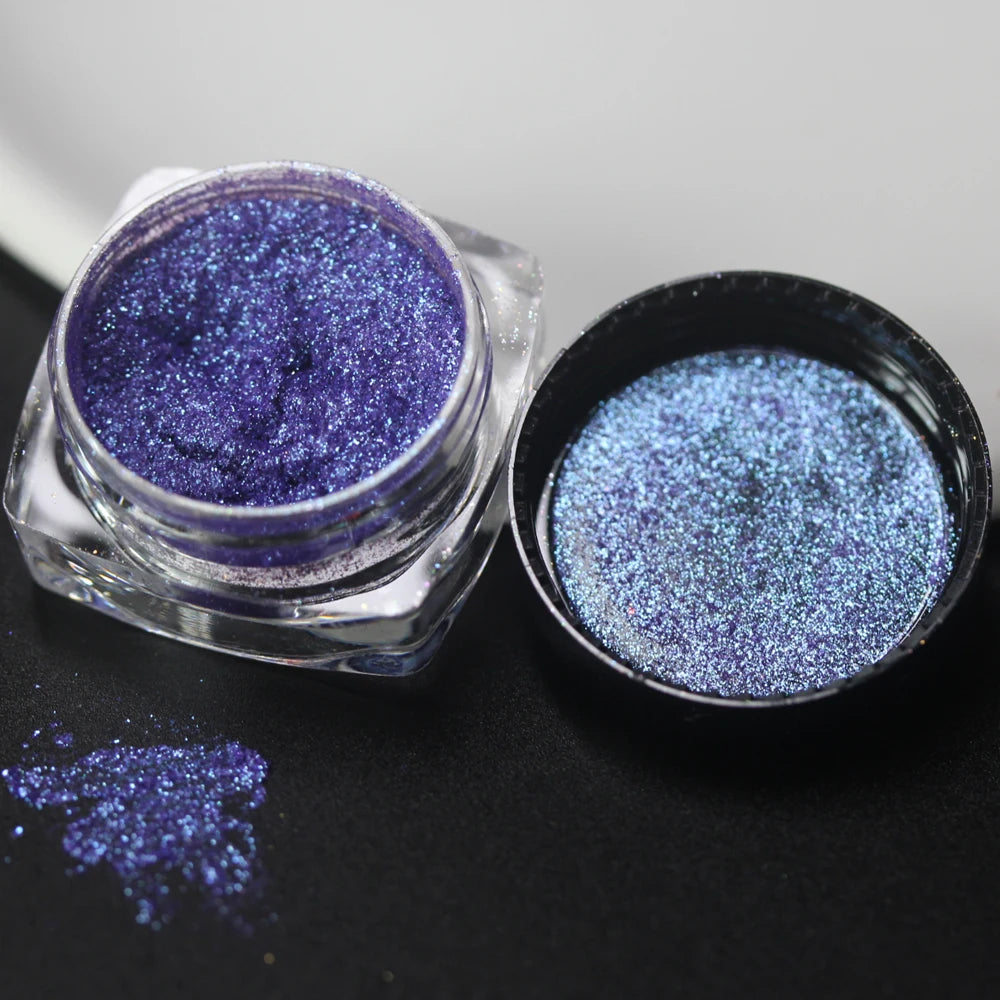 100colors Cosmetic Diamond Highlighter Pigment Eyes Loose Powder Makeup Pearlescent Shiny Eyeshadow Lipgloss Resin Craft DIY