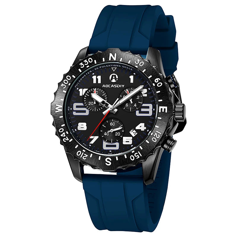 Casual Men Watch Endurance Sports Watches Luxury Waterproof Luminous Chronograph Man Wristwatch Military Quartz reloj hombre