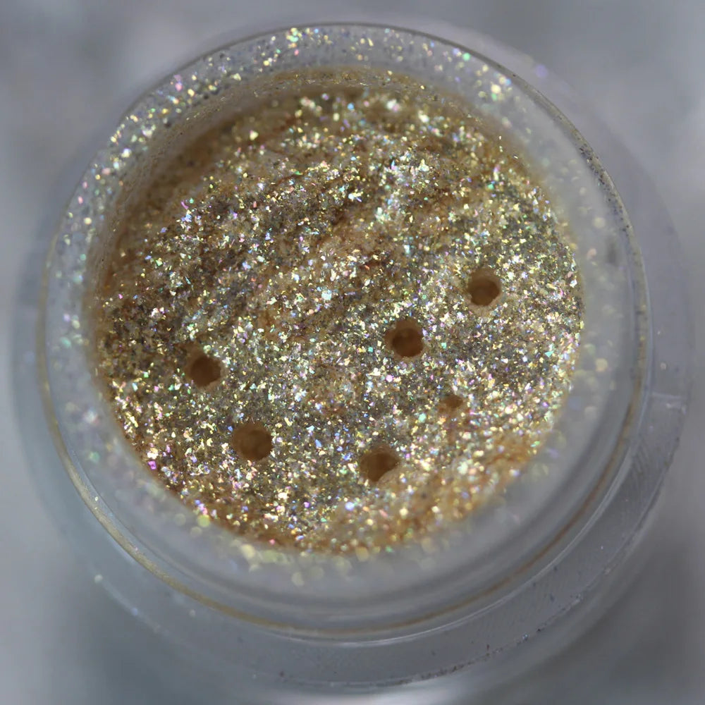 Cosmetic Beautiful Multichrome Loose Face Sparkly Diamond Pigment Powder Dust Safe for Eyeshadow Makeup Body Lipgloss Nail Art