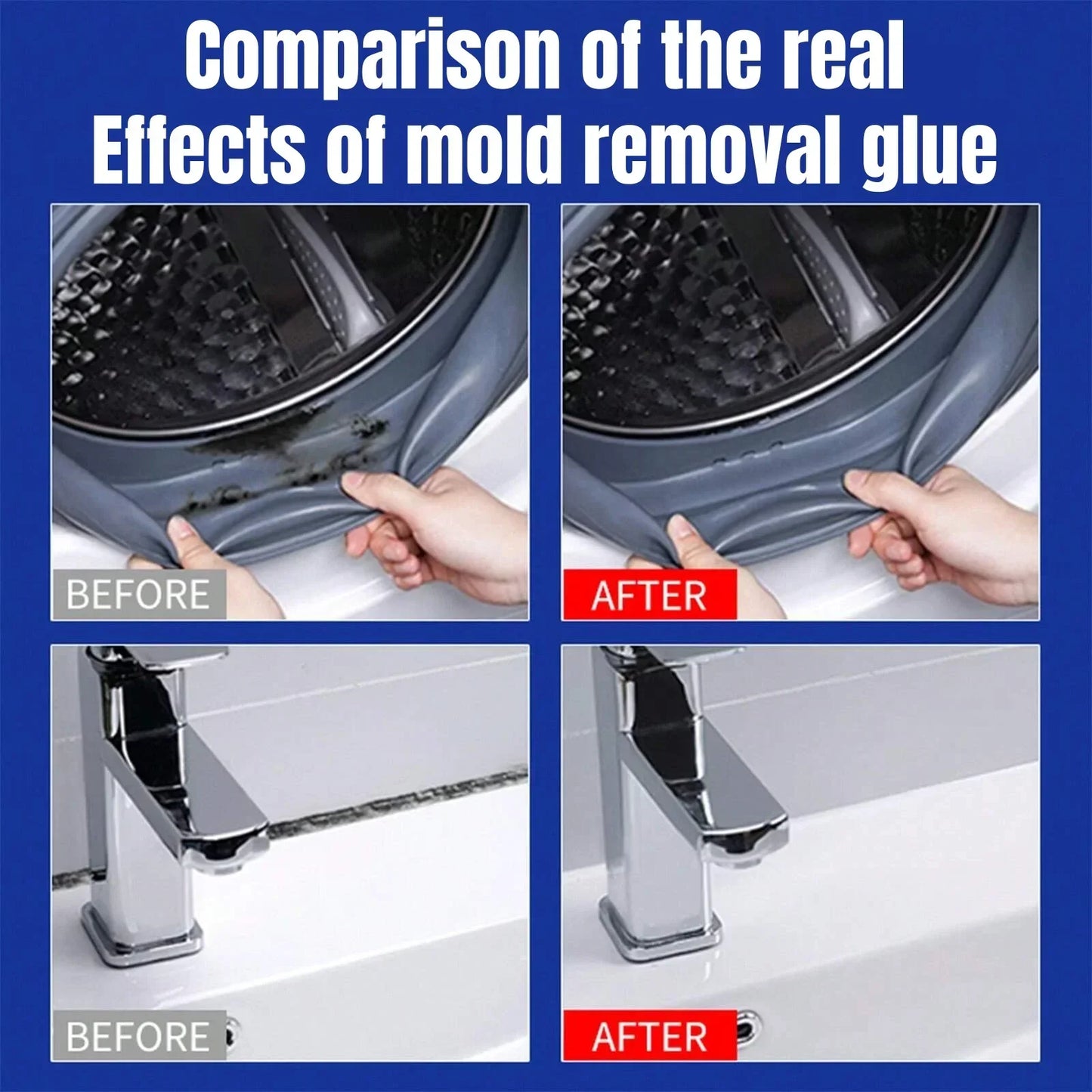 1/2/3/5Pcs Mold Remover Gel Anti-Mold Cleaning Gel For Kitchen Bathroom Washing Machine Refrigerator Rubber Ring Removing Mold