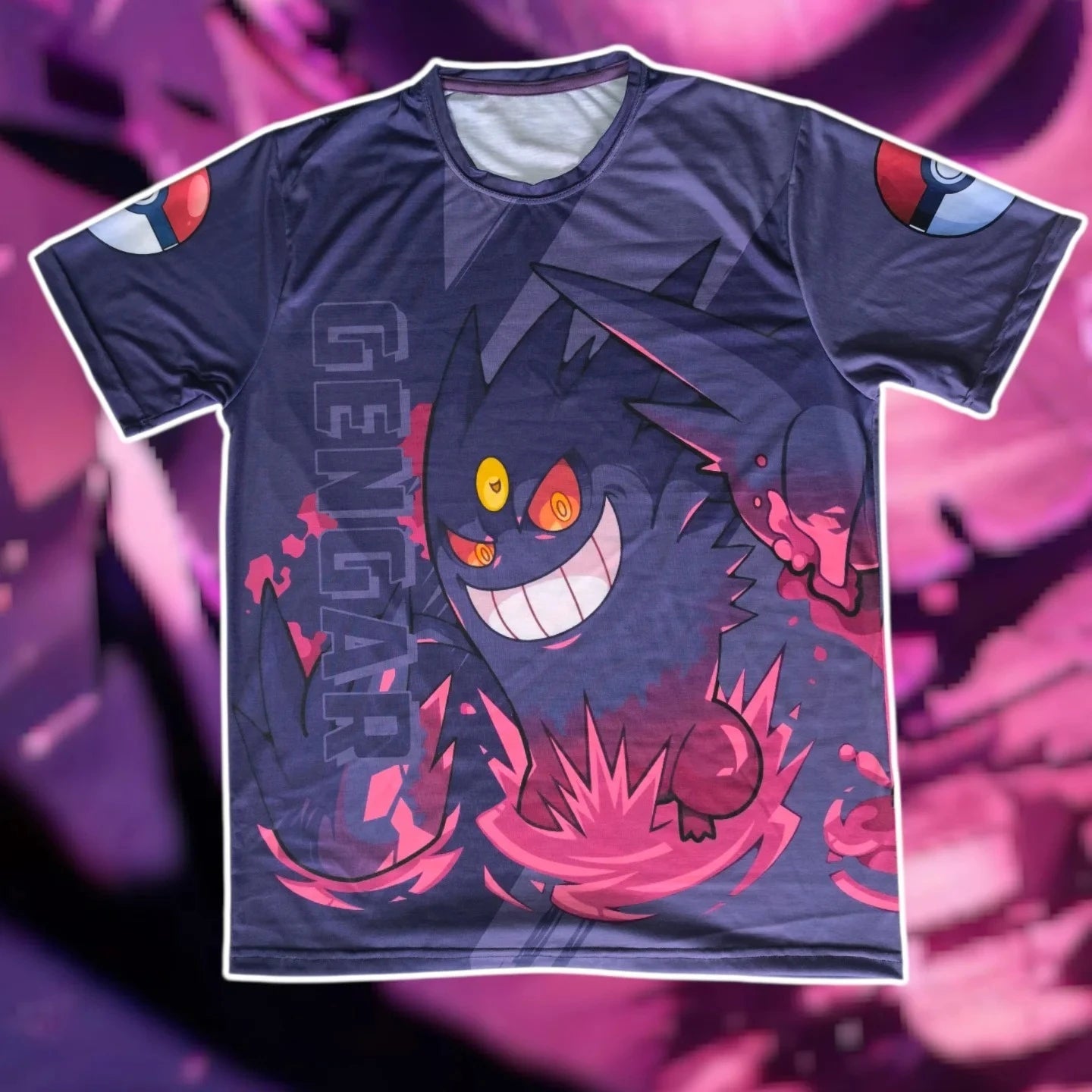 2026 Hot-selling Summer New Pokemon 3d Printed Breathable Quick-drying T-shirt Fun Design Outdoor Casual Sports T-shirt