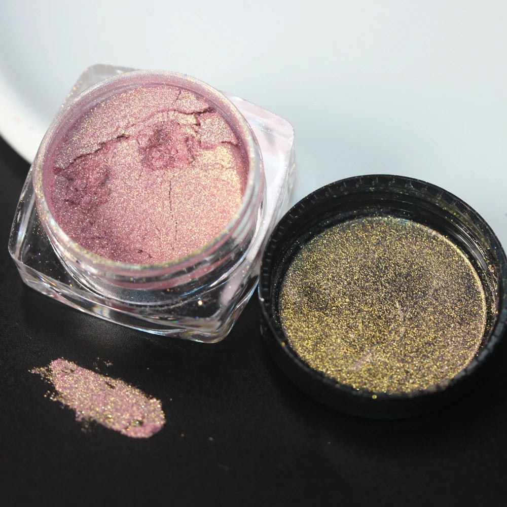 100colors Cosmetic Diamond Highlighter Pigment Eyes Loose Powder Makeup Pearlescent Shiny Eyeshadow Lipgloss Resin Craft DIY