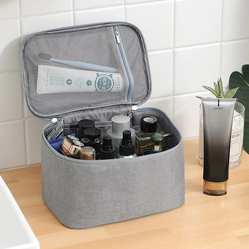 1Pcs Travel Waterproof Portable Women Makeup Bag High Capacity Toiletries Storage Box